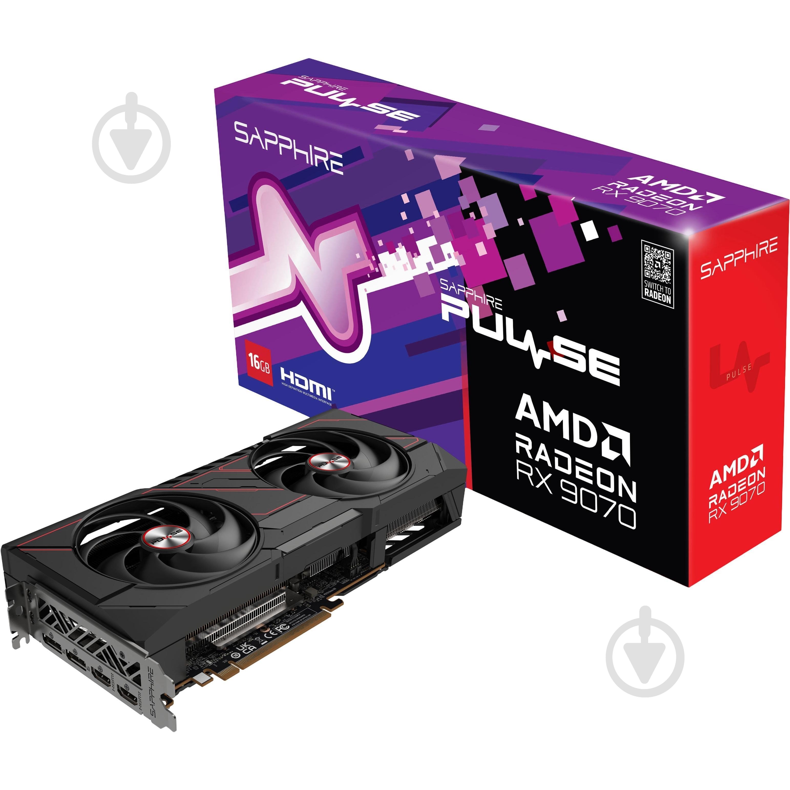 Відеокарта Sapphire Radeon RX 9070 PULSE GAMING OC 16GB GDDR6 256bit (11349-03-20G) - фото 7 Відеокарта Sapphire Radeon RX 9070 PULSE GAMING OC 16GB GDDR6 256bit (11349-03-20G) - фото 7