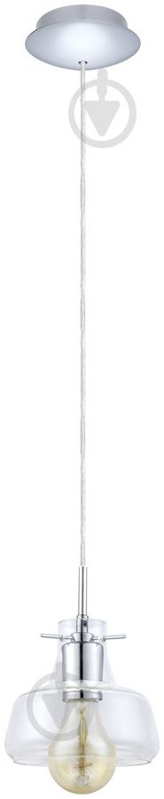 Подвес Eglo BRIXHAM 1xE27 хром 49265 - фото 1