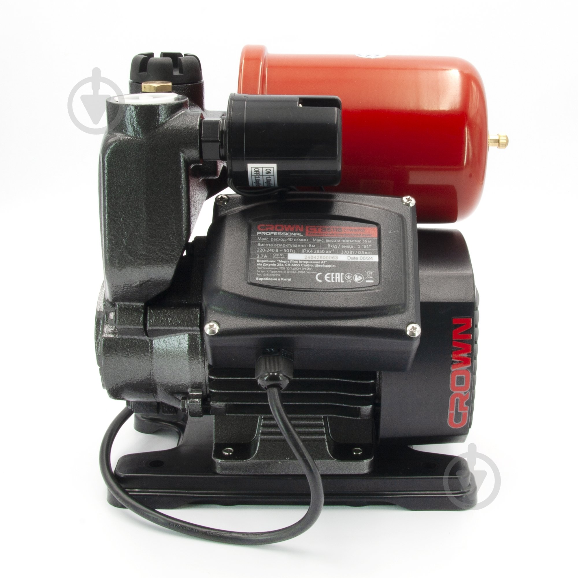 Насосная станция Crown CT35116 - фото 1 Насосная станция Crown CT35116 - фото 1