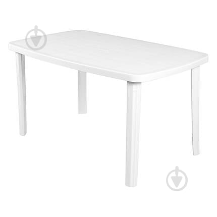 Стол пластиковый Bica 85x137 см белый - фото 1