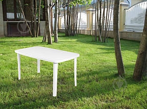 Стол пластиковый Bica 85x137 см белый - фото 5