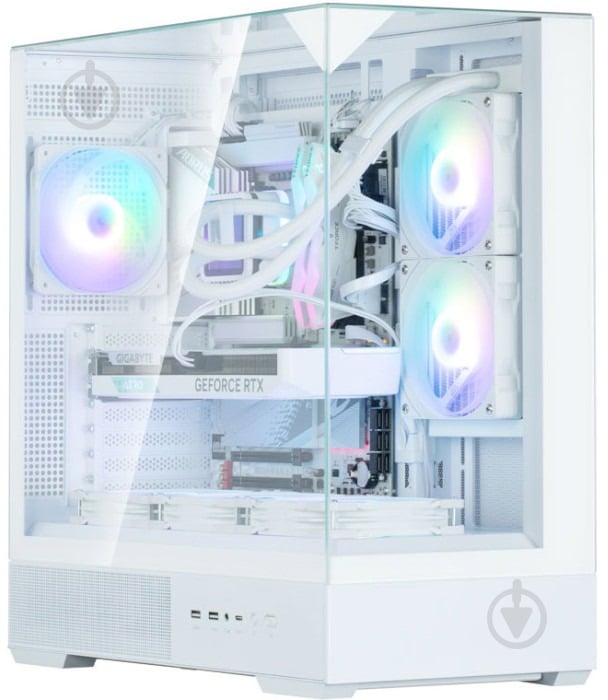 Корпус Zalman P40 Prism White - фото 10