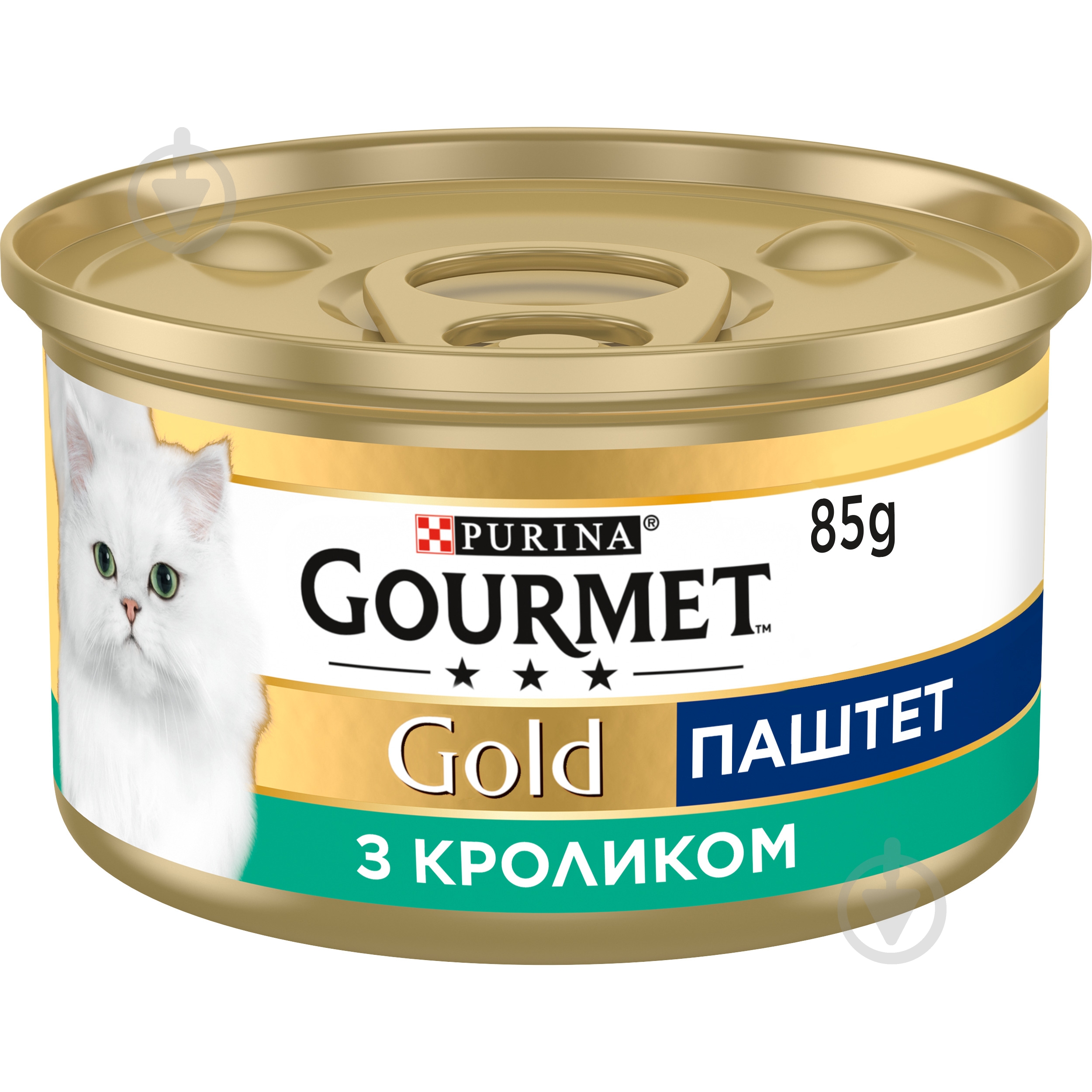 Консерва для котів Gourmet by Purina Gold паштет з кроликом 85 г - фото 2