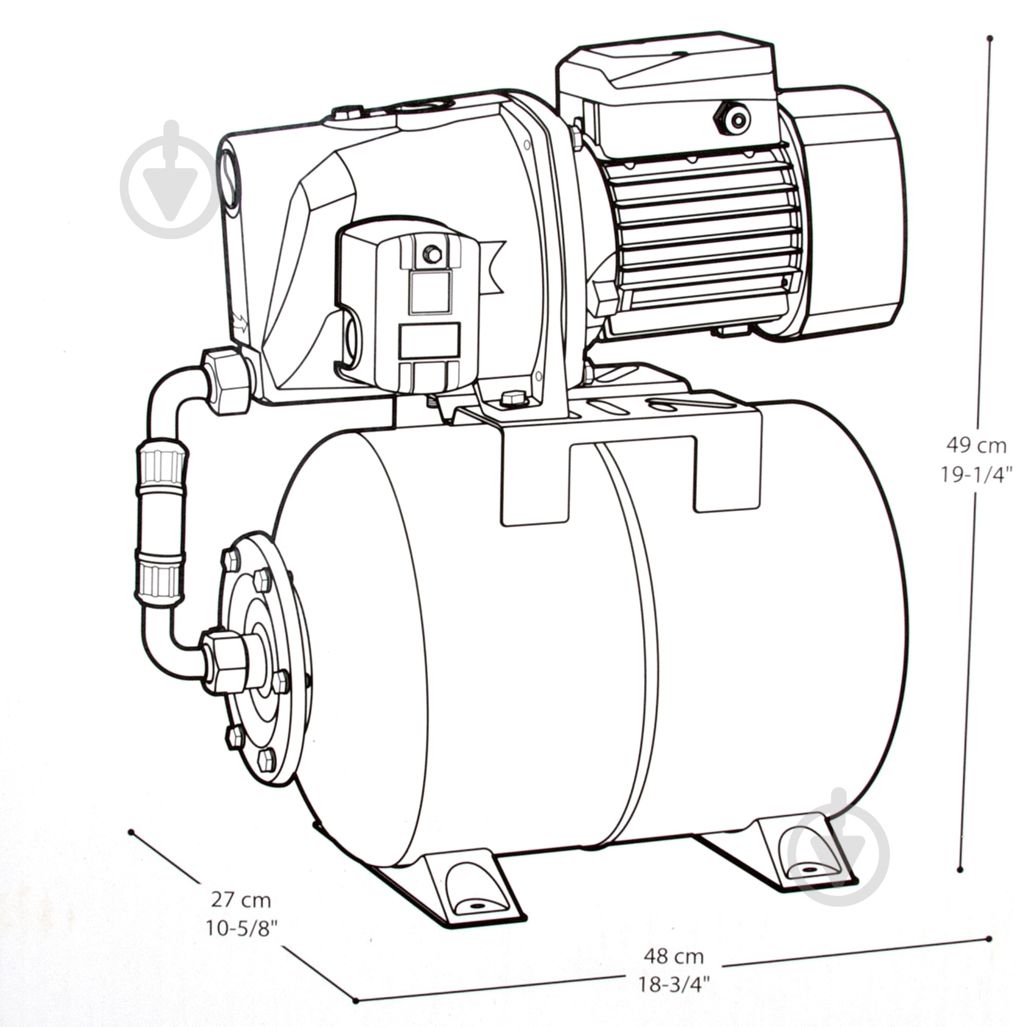 Насосная станция Crown CT35113 - фото 5