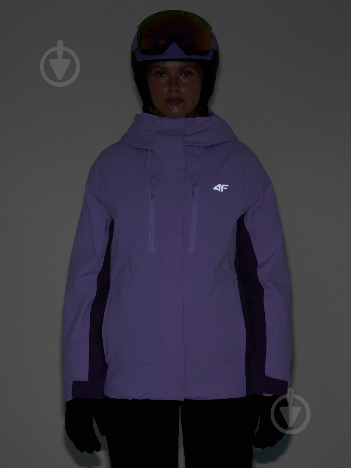 Куртка женская зимняя 4F TECHNICAL JACKET F593 4FWAW24TTJAF593-52S р.S фиолетовая - фото 6 Куртка женская зимняя 4F TECHNICAL JACKET F593 4FWAW24TTJAF593-52S р.S фиолетовая - фото 6