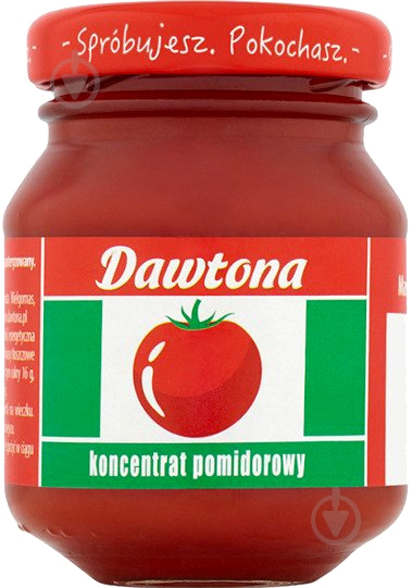 Паста томатная Dawtona 80 г 5901713001245 - фото 1 Паста томатная Dawtona 80 г 5901713001245 - фото 1