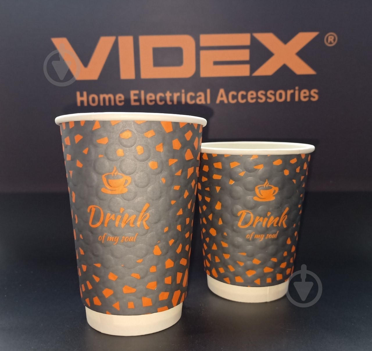 Стакан Стакан папер кольор бабл подв стін 250мл 20шт Allegro-Opt 250 мл 20 шт. - фото 2