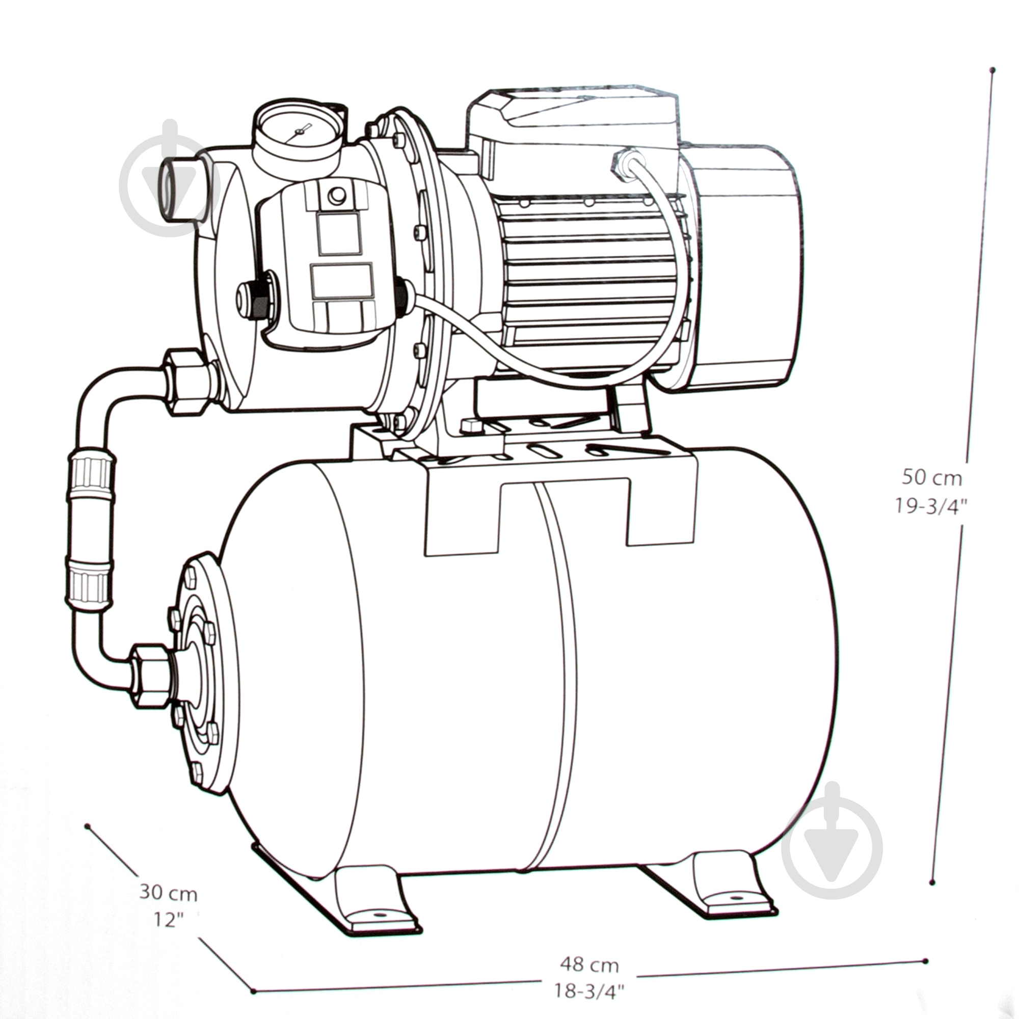 Насосная станция Crown CT35115 - фото 5