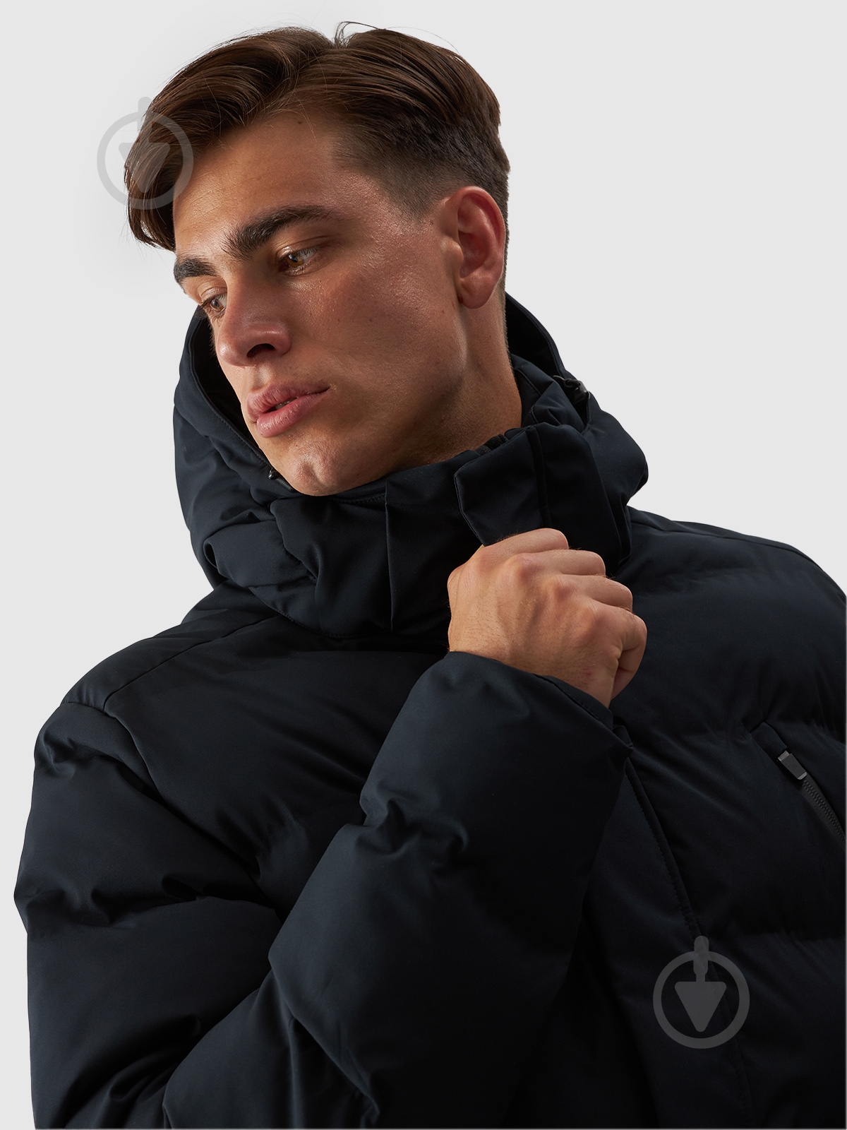 Пуховик мужской зимний 4F DOWN JACKET M512 4FWAW24TDJAM512-20S р.L черный - фото 4 Пуховик мужской зимний 4F DOWN JACKET M512 4FWAW24TDJAM512-20S р.L черный - фото 4