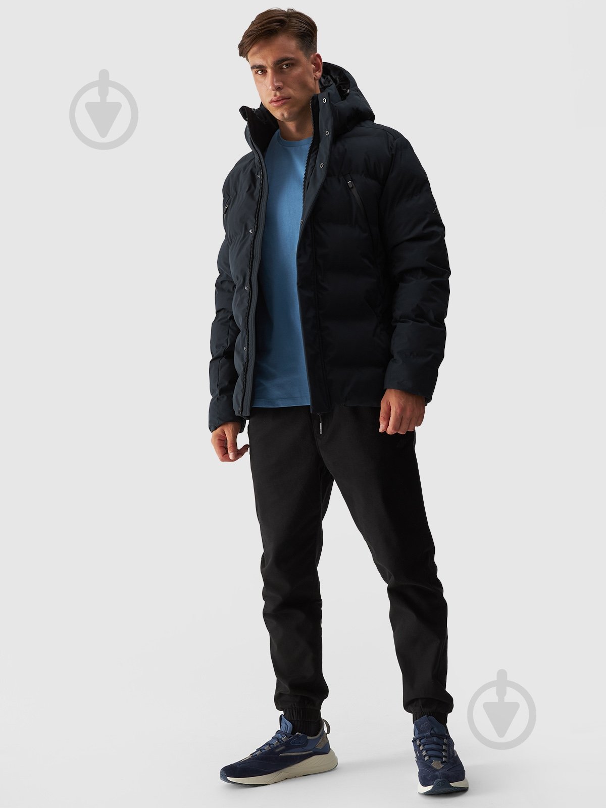 Пуховик мужской зимний 4F DOWN JACKET M512 4FWAW24TDJAM512-20S р.L черный - фото 6 Пуховик мужской зимний 4F DOWN JACKET M512 4FWAW24TDJAM512-20S р.L черный - фото 6