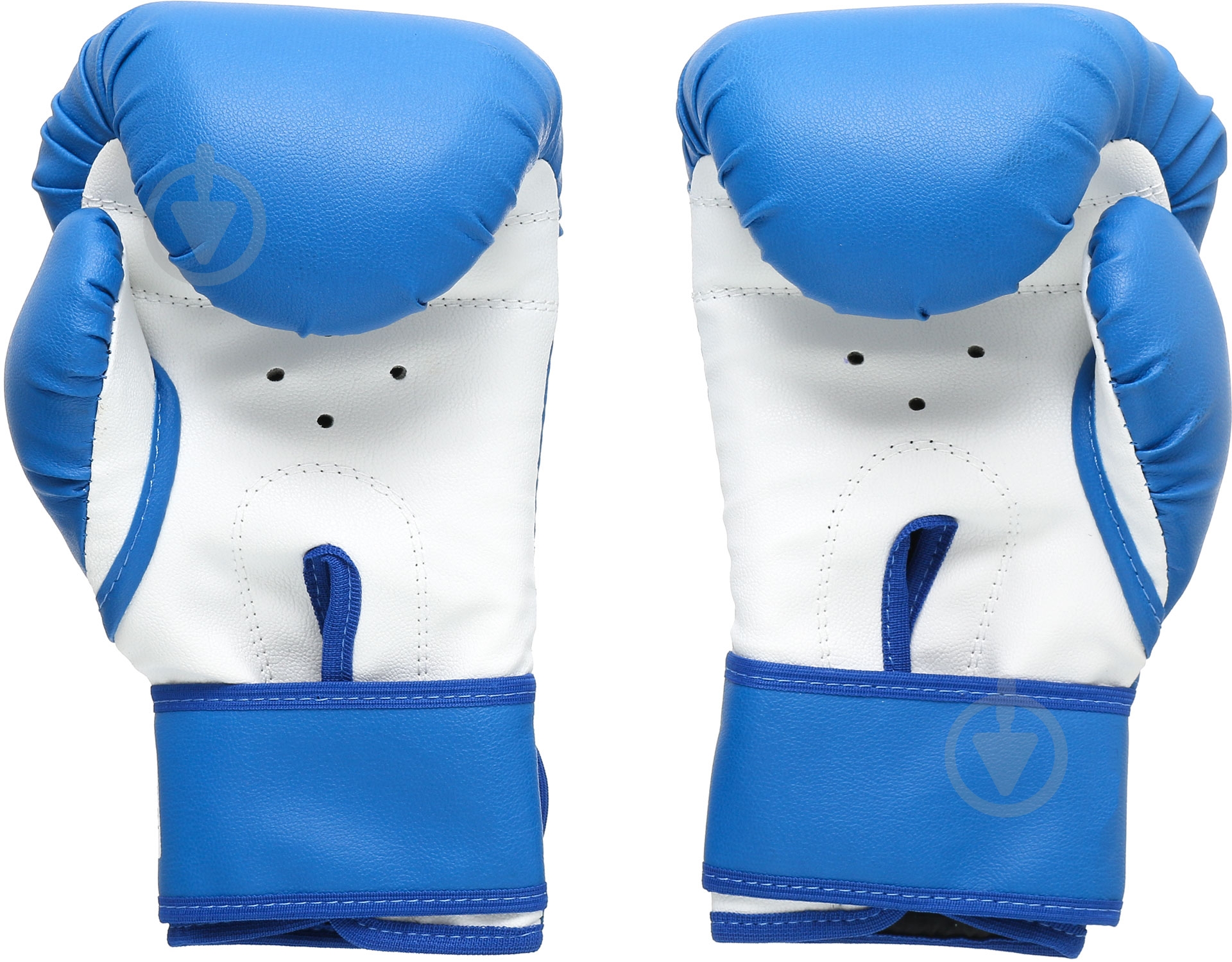 Боксерские перчатки SPORTKO 3007 7oz голубой с белым - фото 3