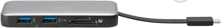 Док-станція Digitus 7-in-1 grey (DA-70916) - фото 4