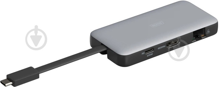 Док-станція Digitus 7-in-1 grey (DA-70916) - фото 2