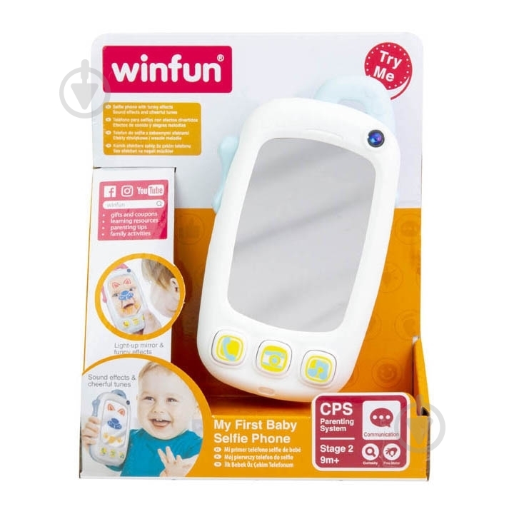 Ігровий набір Winfun телефон, дзеркало 0767-NL - фото 1 Ігровий набір Winfun телефон, дзеркало 0767-NL - фото 1