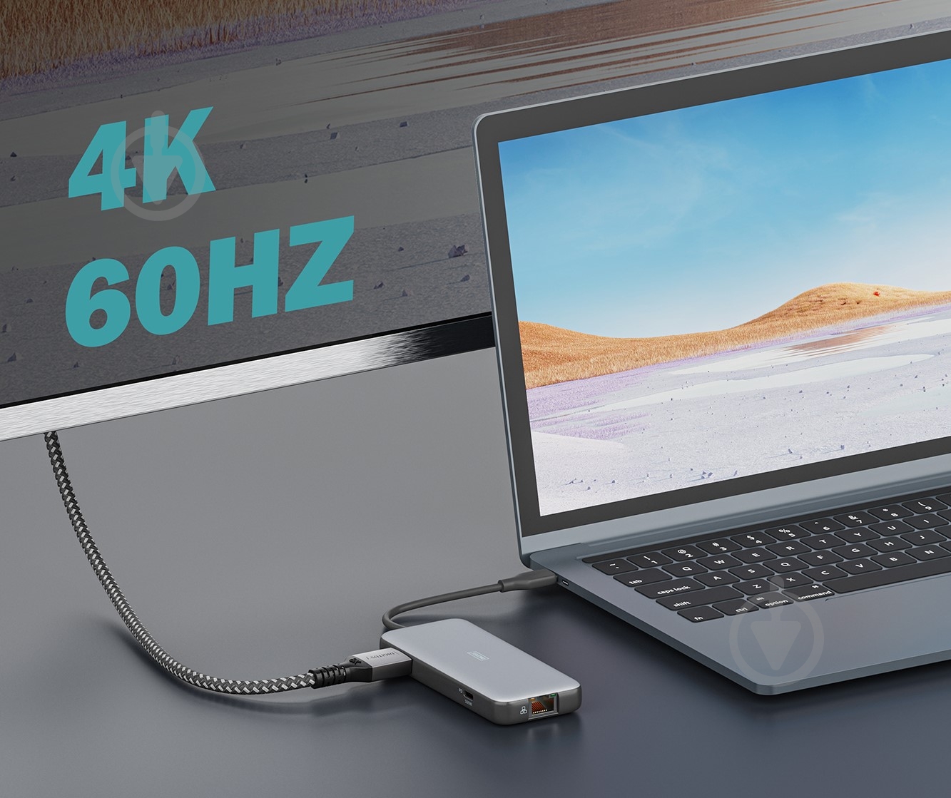 Док-станция Digitus 8-in-1 grey (DA-70914) - фото 8