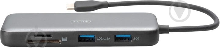 Док-станция Digitus 8-in-1 grey (DA-70915) - фото 2