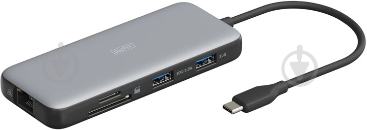 Док-станция Digitus 8-in-1 grey (DA-70915) - фото 1