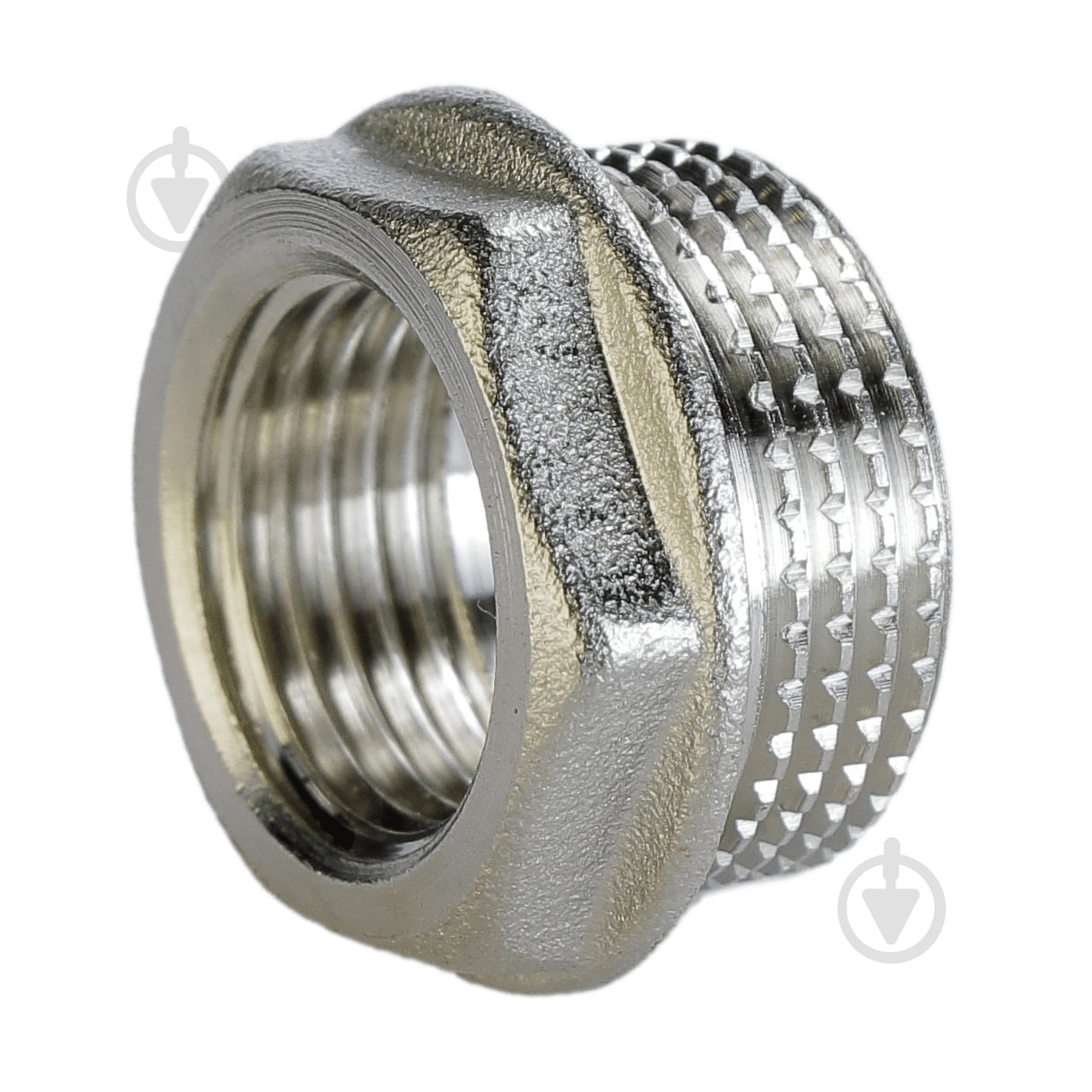 Футорка ВН VA 3/4 х 1/2 никелированная - фото 1 Футорка ВН VA 3/4 х 1/2 никелированная - фото 1