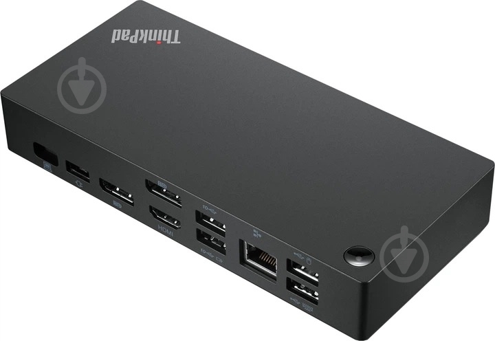 Док-станція Lenovo ThinkPad Universal USB-C Smart Dock black (40B20135EU) - фото 2