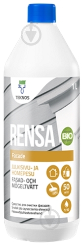 Очиститель фасадов TEKNOS Rensa Facade 1 л - фото 1 Очиститель фасадов TEKNOS Rensa Facade 1 л - фото 1