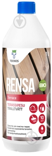 Очищающее средство TEKNOS для террас Rensa Terrace 1 л - фото 1