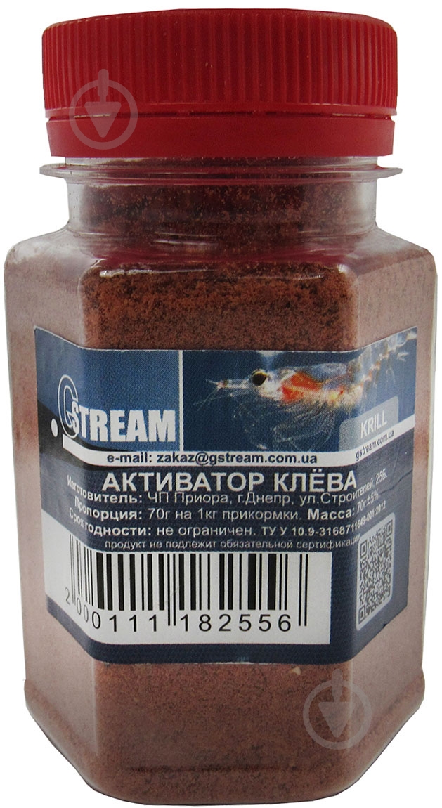 Активатор клева GStream 70 г креветка KRILL - фото 1 Активатор клева GStream 70 г креветка KRILL - фото 1