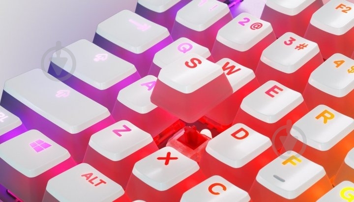 Клавиатура SteelSeries Apex 7 Ghost TKL (SS64656) white - фото 4 Клавиатура SteelSeries Apex 7 Ghost TKL (SS64656) white - фото 4