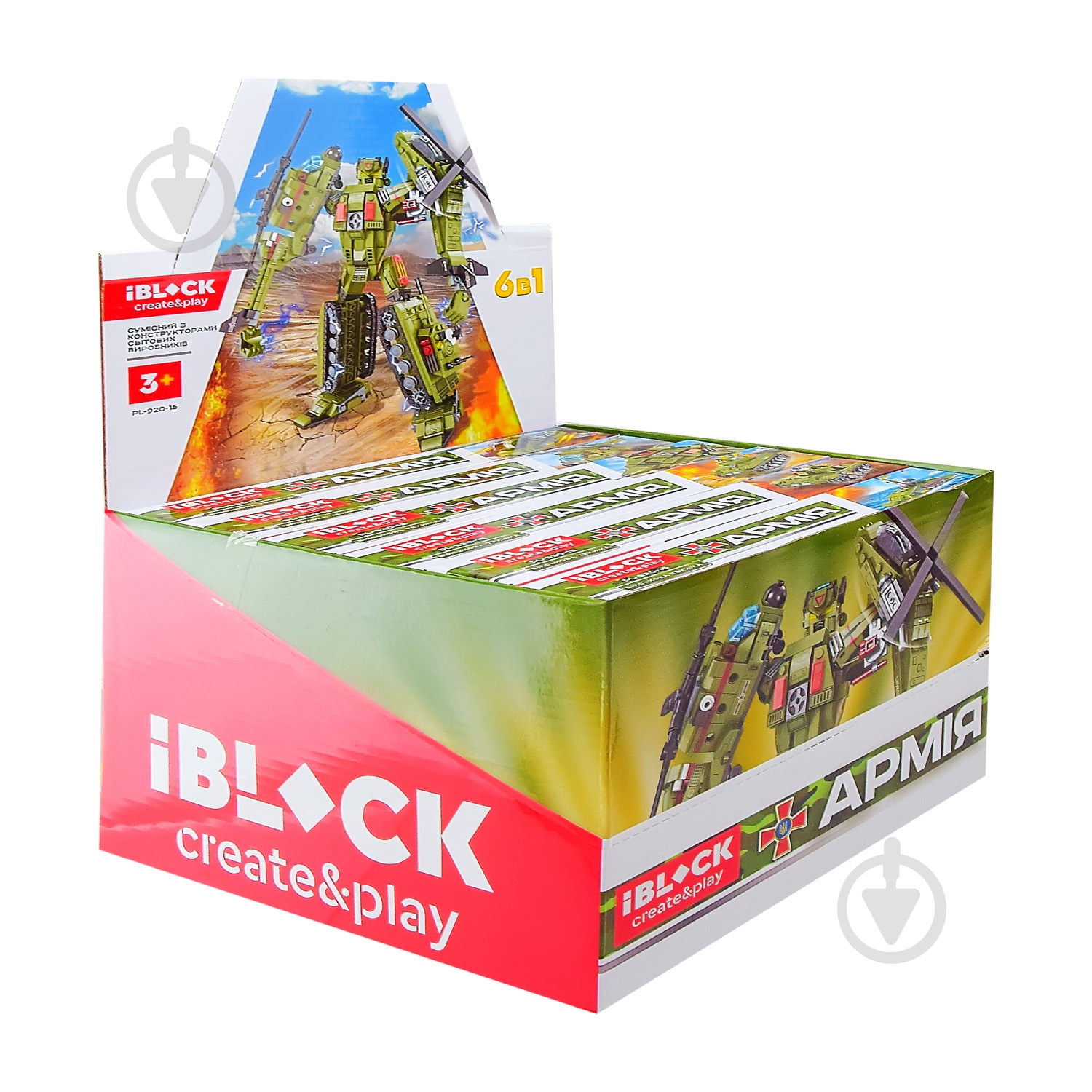 Конструктор Iblock Армия 6 видов в ассортименте PL-920-15 - фото 4 Конструктор Iblock Армия 6 видов в ассортименте PL-920-15 - фото 4