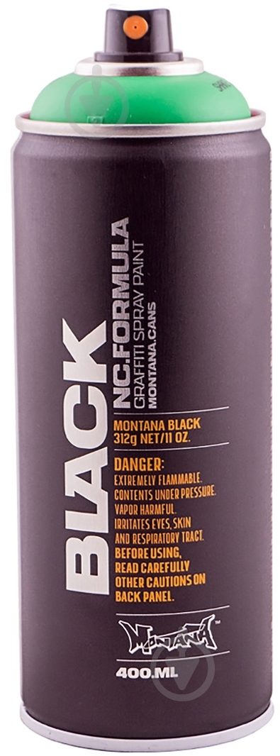 Фарба аерозольна Montana BLACK 6090 вудсток мат 400 мл - фото 1