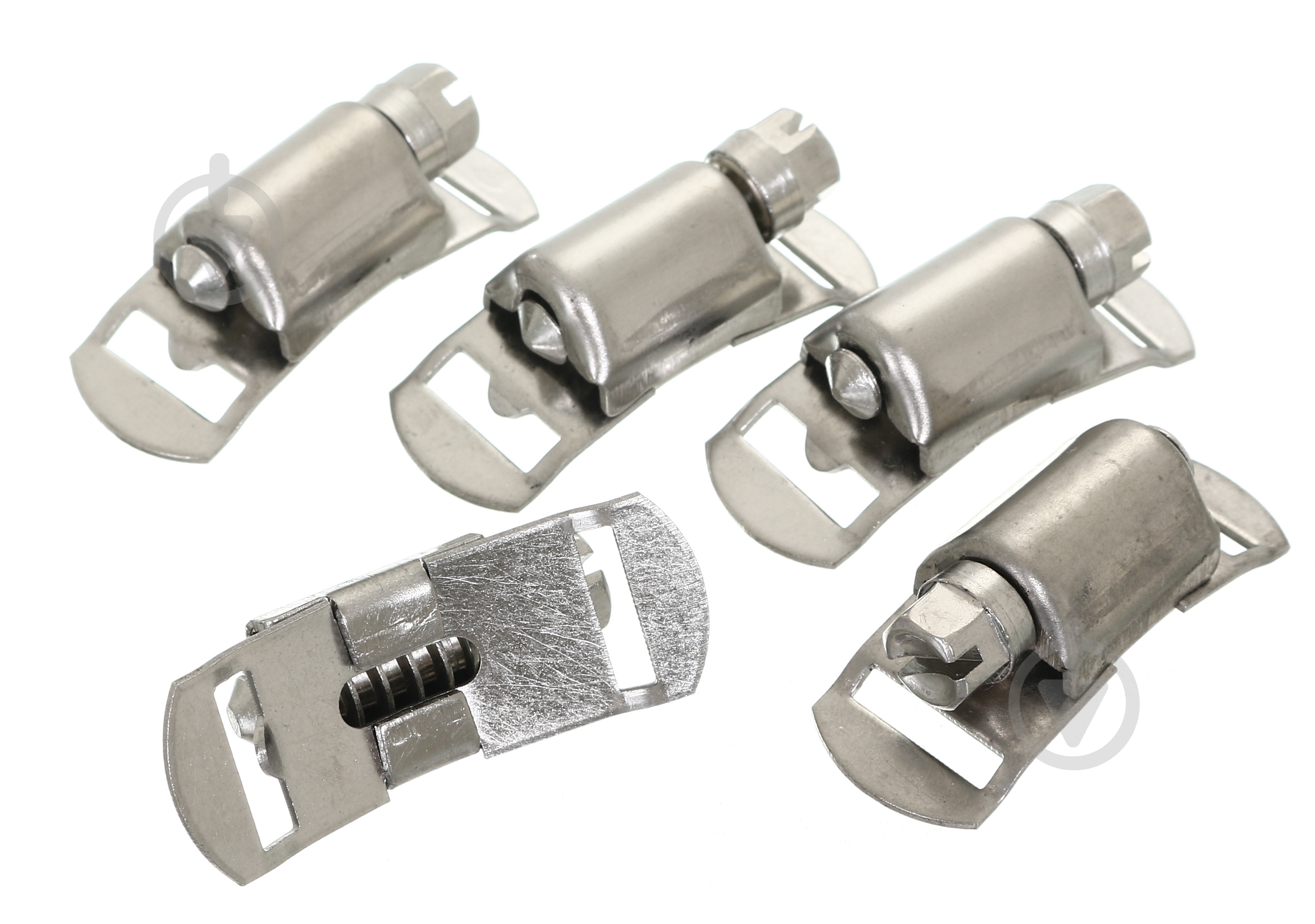 Замок для хомута стрічкового замок для хомута стрічкового 5 шт. мм " 5 шт. сталь - фото 2