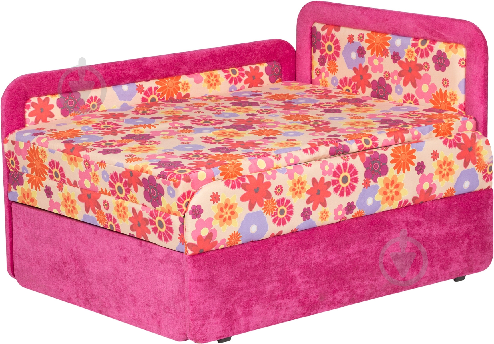 Тахта Берегиня Маріо права рожевий 970x750x660 мм - фото 1