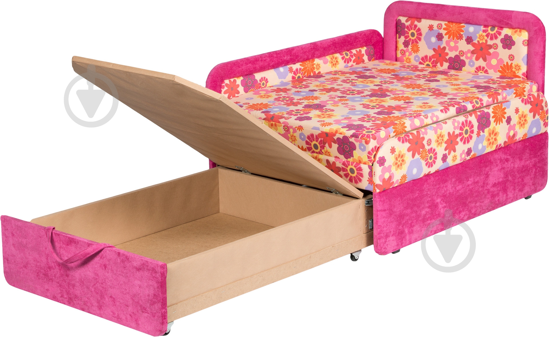 Тахта Берегиня Маріо права рожевий 970x750x660 мм - фото 2