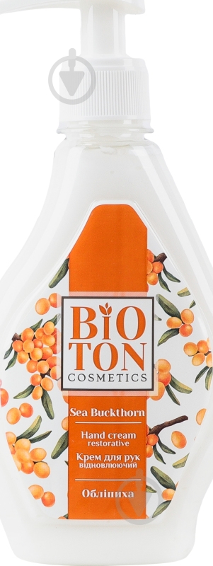 Крем для рук BIOTON COSMETICS восстанавливающий Облепиха 350 мл - фото 1