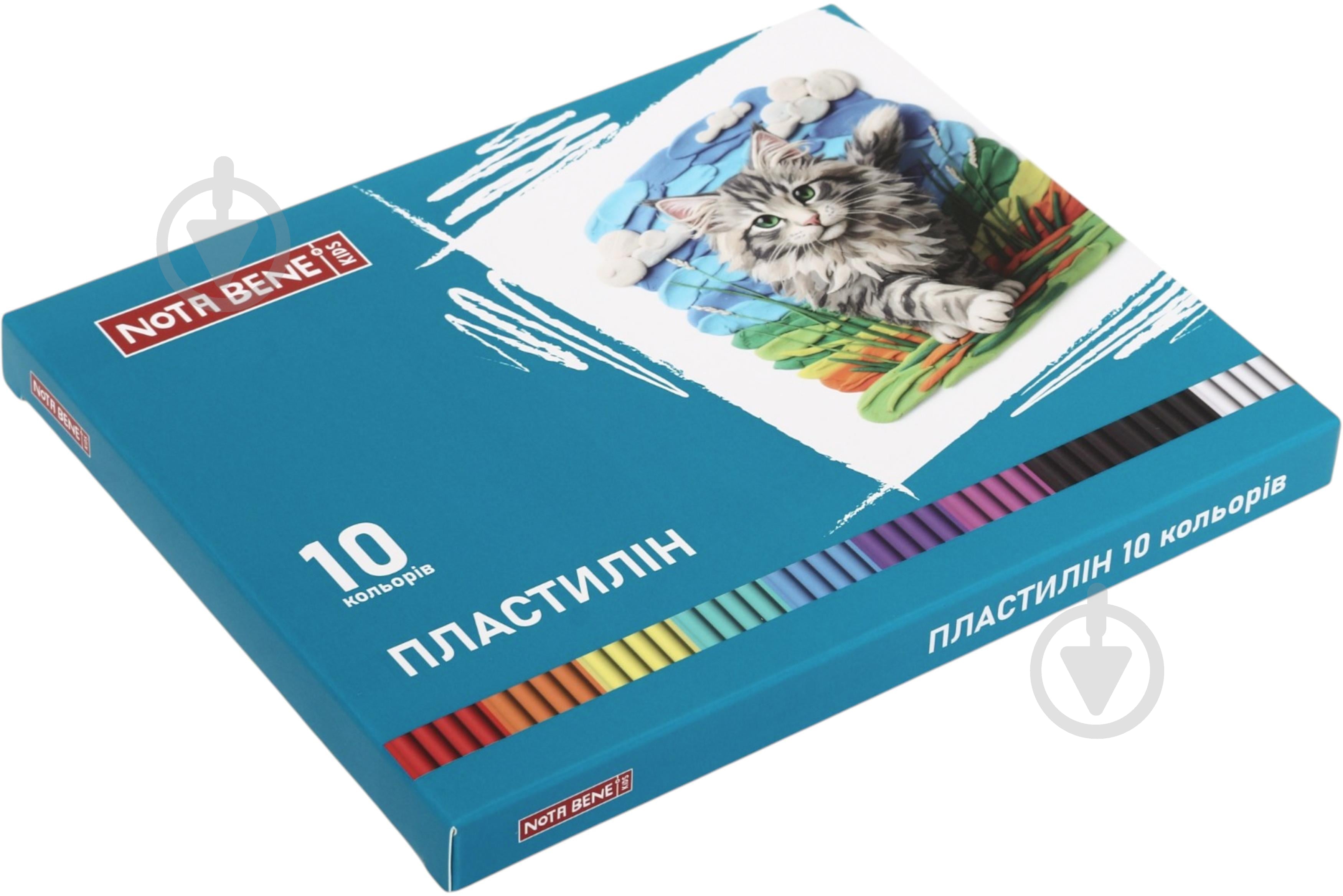 Пластилин 10 цветов 200 г Nota Bene - фото 1
