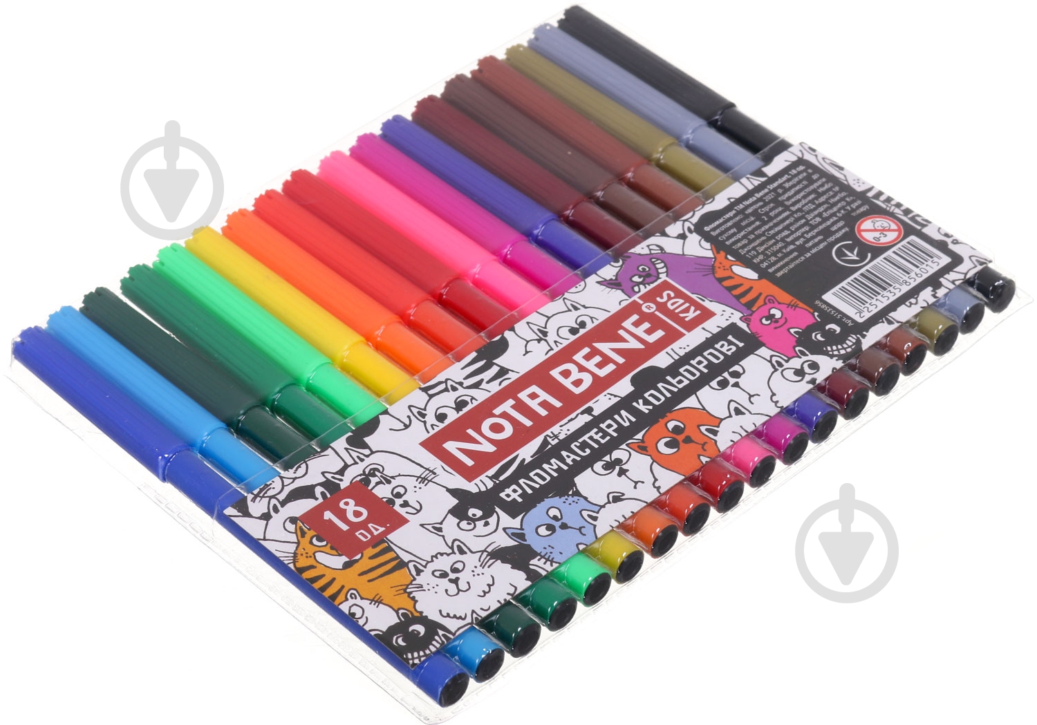 Набір фломастерів 18 шт. Nota Bene - фото 2