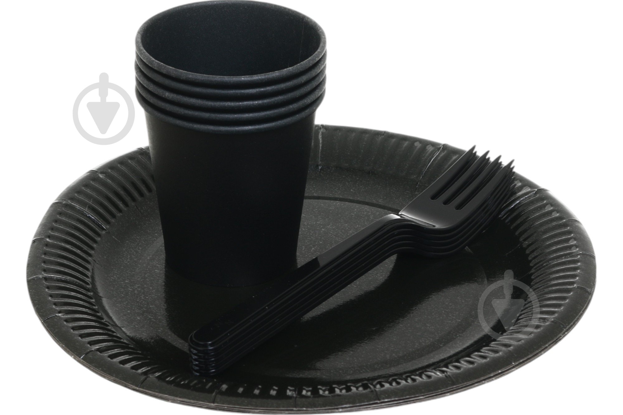 Набор посуды Тотал черный на 5 персон Hozer - фото 1 Набор посуды Тотал черный на 5 персон Hozer - фото 1