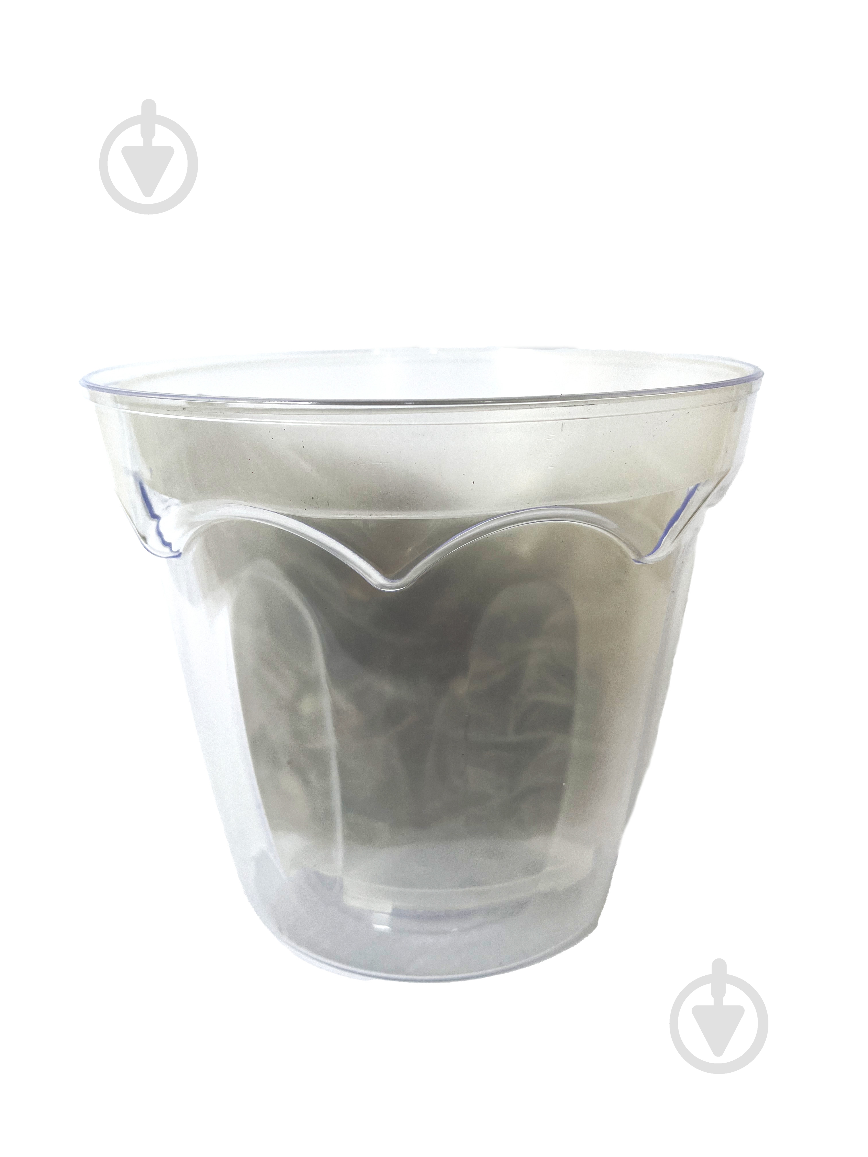 Кашпо для орхидей пластик КОЛИЗЕЙ с орхидейным субстратом D184 круглый прозрачный 0,5 л - фото 3 Кашпо для орхидей пластик КОЛИЗЕЙ с орхидейным субстратом D184 круглый прозрачный 0,5 л - фото 3