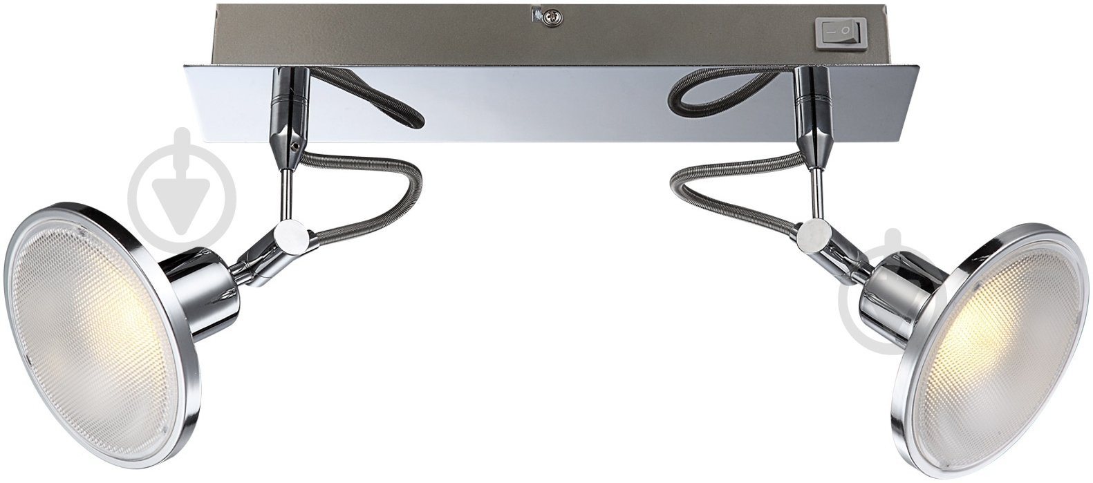 Спот Globo AARON 2x5 Вт хром 56953-2 - фото 1