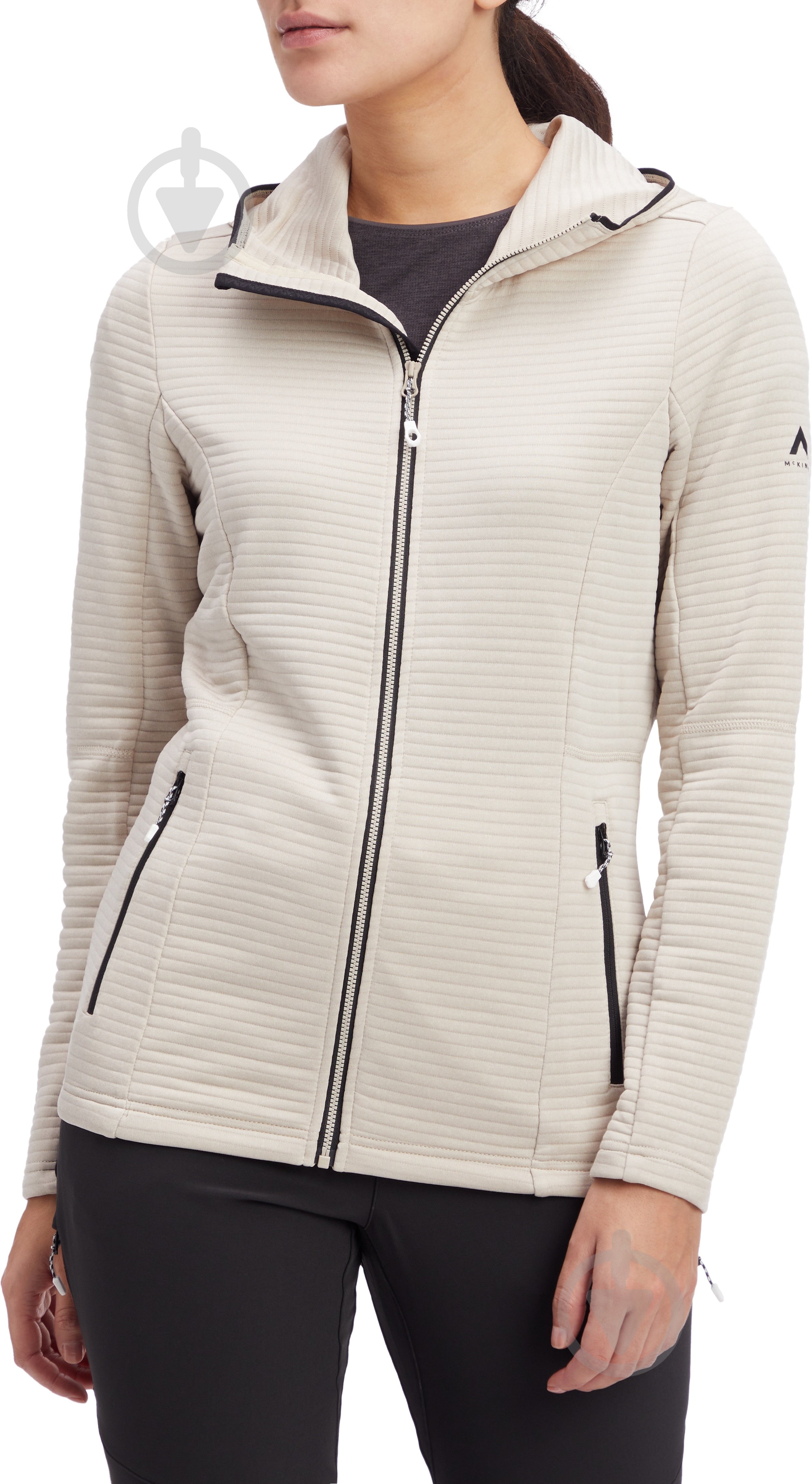 Худи McKinley Aami wms 280698-983911 р.XL бежевый - фото 7 Худи McKinley Aami wms 280698-983911 р.XL бежевый - фото 7