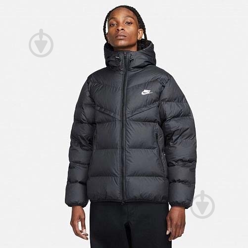 Куртка мужская зимняя Nike M NK SF WR PL-FLD HD JKT FB8185-010 р.XL черная - фото 1