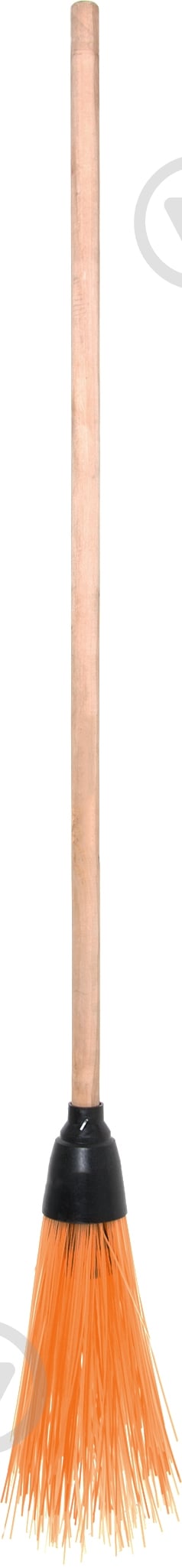 Метла Леміра с деревянным черенком цвет в ассортименте - фото 1