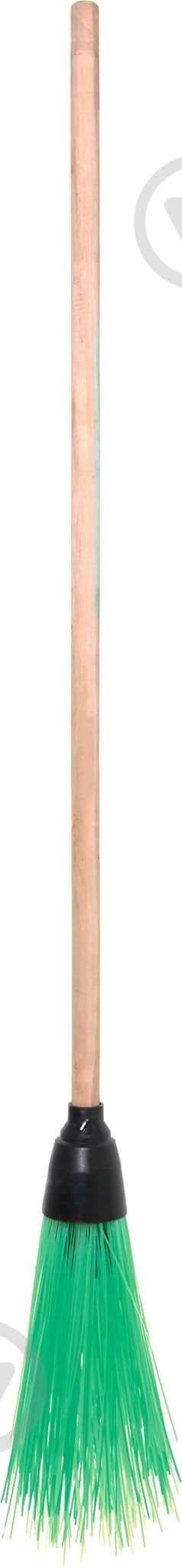 Метла Леміра с деревянным черенком цвет в ассортименте - фото 2