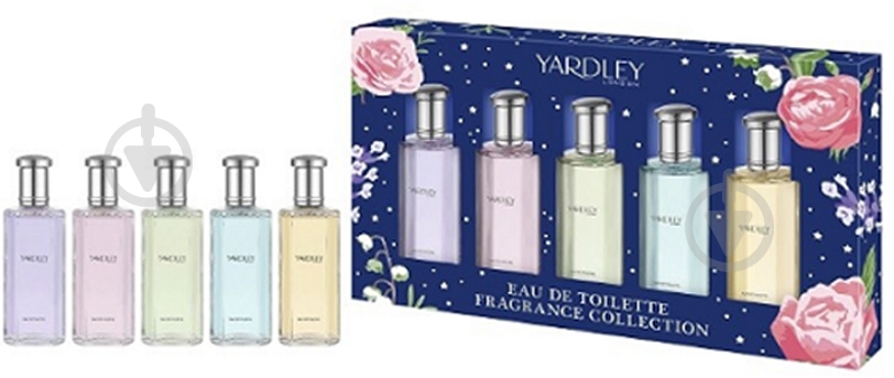 Набор для женщин Yardley Fragrance Collection 5 шт 10 мл - фото 1 Набор для женщин Yardley Fragrance Collection 5 шт 10 мл - фото 1