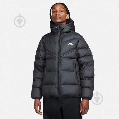 Куртка мужская зимняя Nike M NK SF WR PL-FLD HD JKT FB8185-010 р.M черная - фото 1