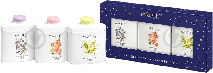 Косметичний набір Yardley Talc Collection 3х50 г - фото 2 Косметичний набір Yardley Talc Collection 3х50 г - фото 2