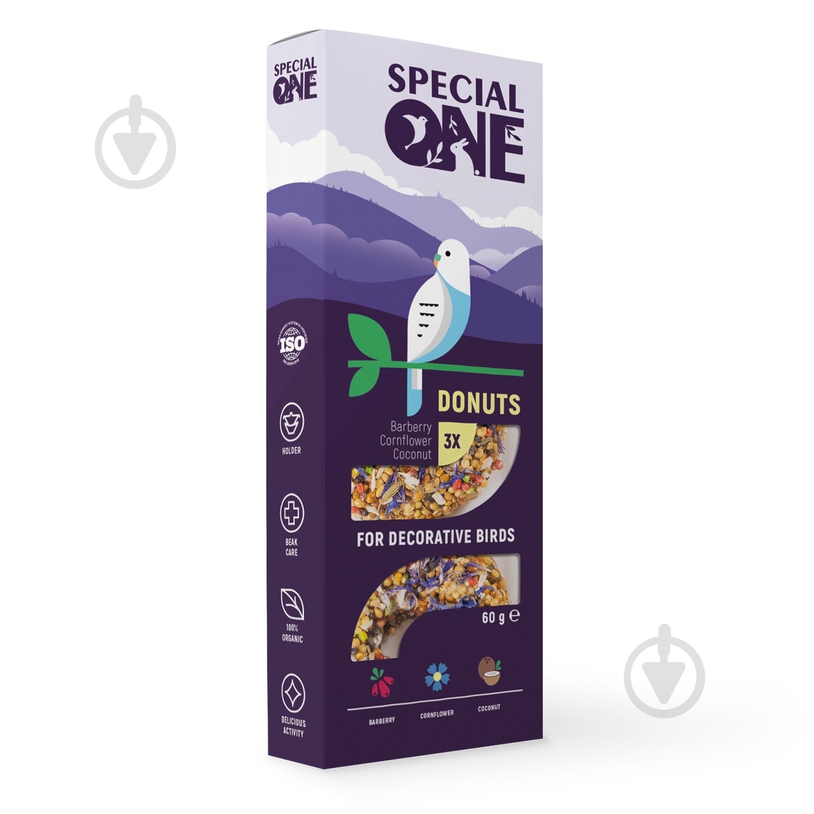 Лакомство SPECIAL ONE Пончики, барбарис, василек, кокос - фото 1