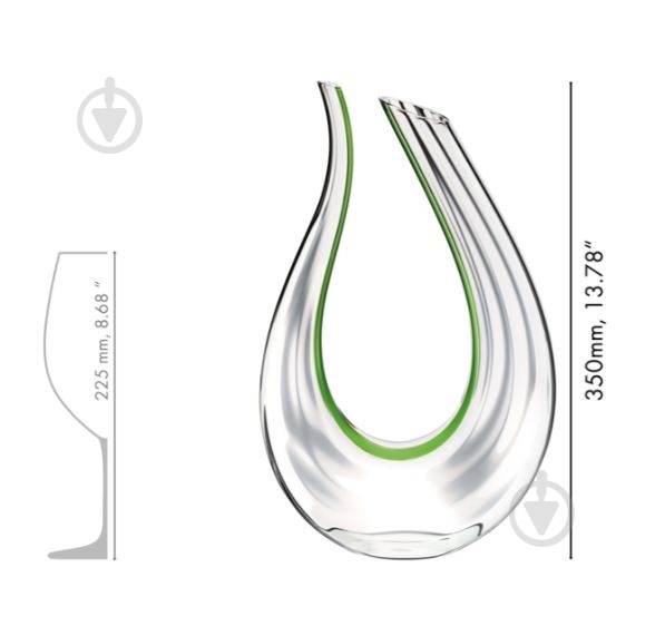 Декантер Riedel Amadeo Green Optical 1,5 л 5900276 - фото 4