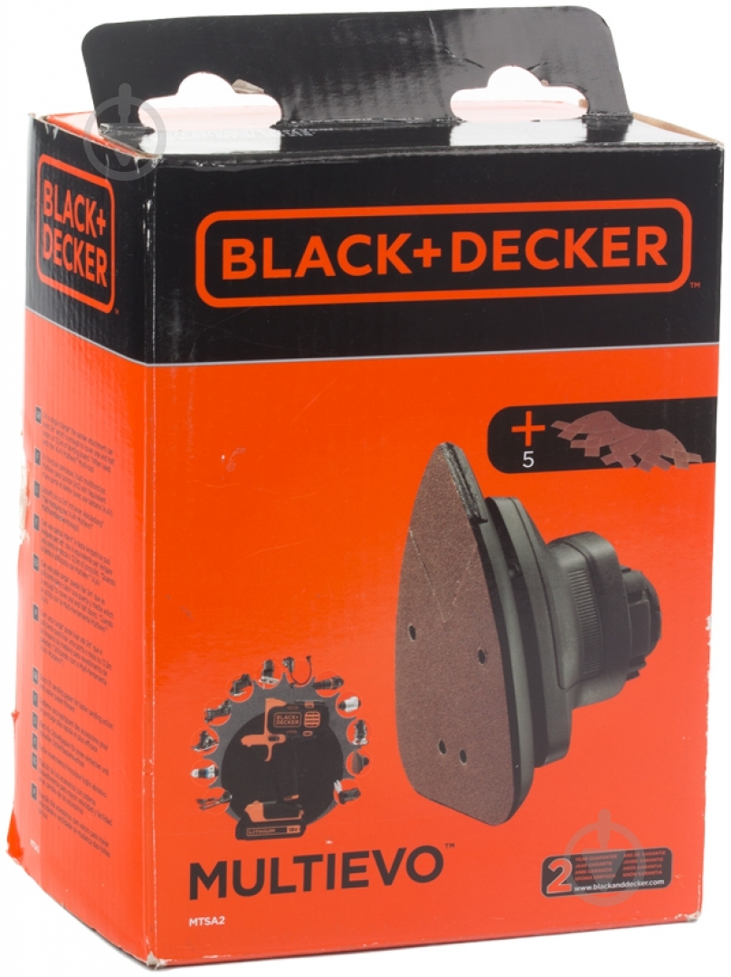 Насадка — виброшлифовальная машина Black+Decker Multievo MTSA2 - фото 4