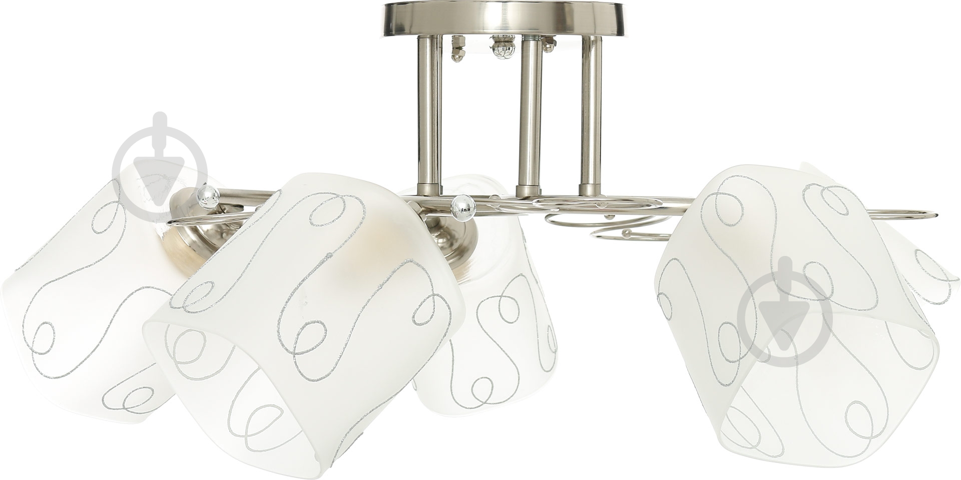 Люстра потолочная Accento lighting Galaxy 5xE27 сатиновый никель ALG-73029/5 - фото 2 Люстра потолочная Accento lighting Galaxy 5xE27 сатиновый никель ALG-73029/5 - фото 2