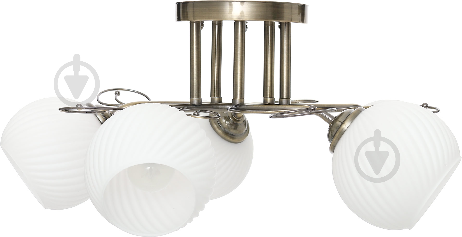 Люстра потолочная Accento lighting Zenith 5xE27 белый ALG-73437/5 - фото 2